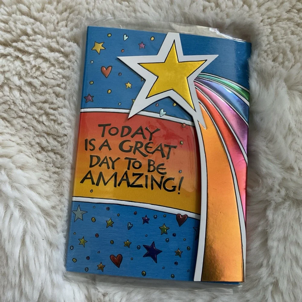 Inspirational Starry Self-Stick Removable Note Follo